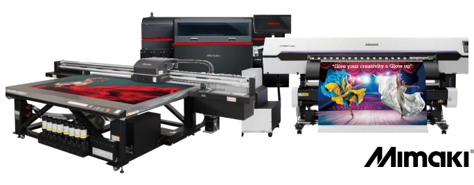 Photo of Mimaki's product offerings