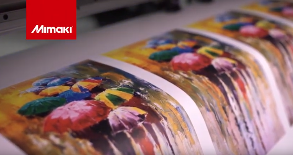 UCJV300 Series – Printing on Canvas